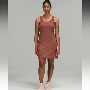 Lululemon Tank Dress Ancient Copper Size 4 Sleeveless Side Slit